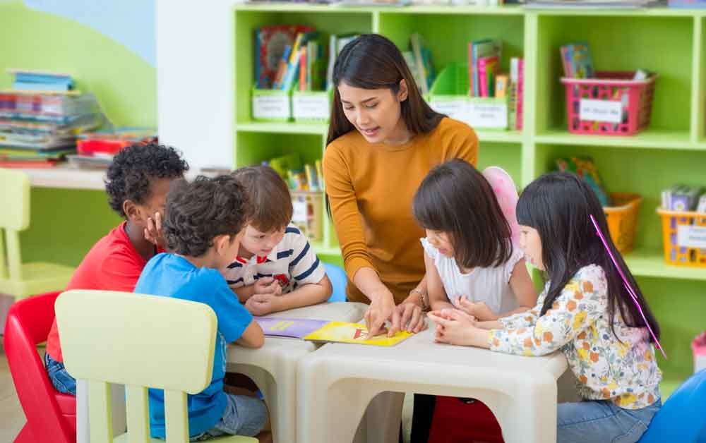 Teacher teaching
